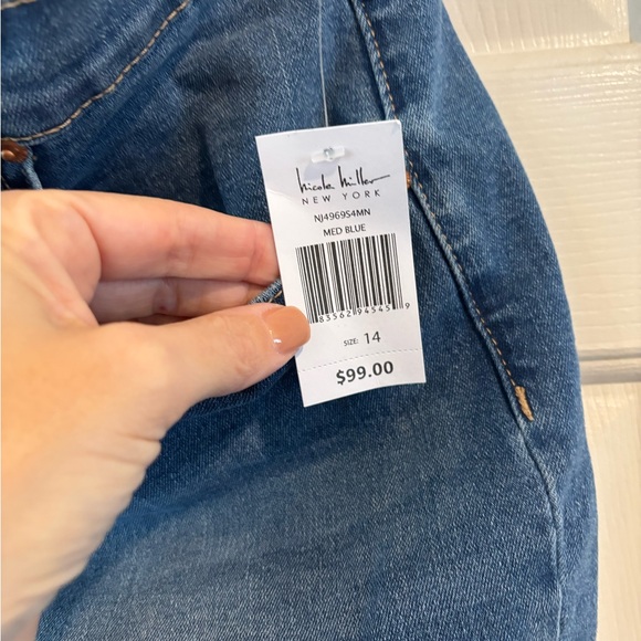 Nicole Miller Dark Blue Skinny Jeans - Picture 3 of 4